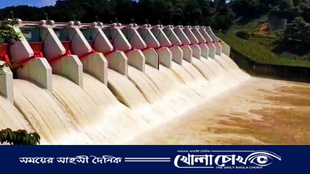 টানা বৃষ্টিতে কাপ্তাই হ্রদে পানি বৃদ্ধি, কর্ণফুলী বিদ্যুৎকেন্দ্রে উৎপাদন বেড়েছে