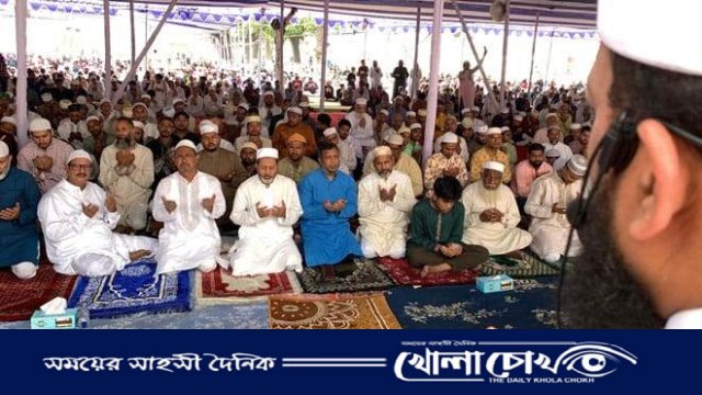 রাজশাহীতে ঈদের প্রধান জামাত অনুষ্ঠিত