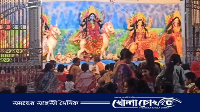 ফরিদপুরের মধুখালীতে পাঁচ দেবতার পূজা অনুষ্ঠিত