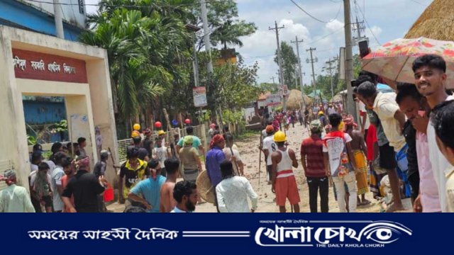 সরাইলে জমি বিরোধকে কেন্দ্র করে দফায় দফায় সংঘর্ষ, আহত শতাধিক