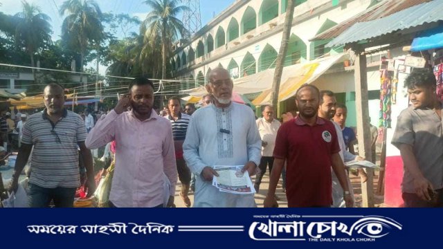 নাজিরপুরে বিএনপির রাষ্ট্র কাঠামো মেরামতের ৩১ দফার লিফলেট বিতরণ