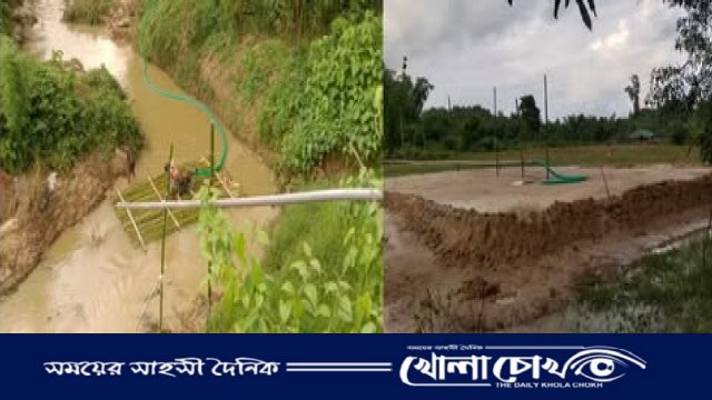 লামার পূর্বচাম্বিতে যুবলীগ নেতার নেতৃত্বে অবৈধ বালু উত্তোলন, প্রশাসনের নীরবতা প্রশ্নবিদ্ধ