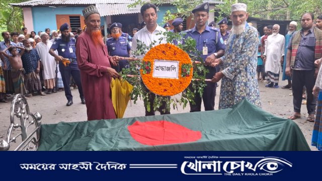 বীর মুক্তিযোদ্ধা সাইদুর রহমান বকুল রাষ্ট্রীয় মর্যাদায় দাফন
