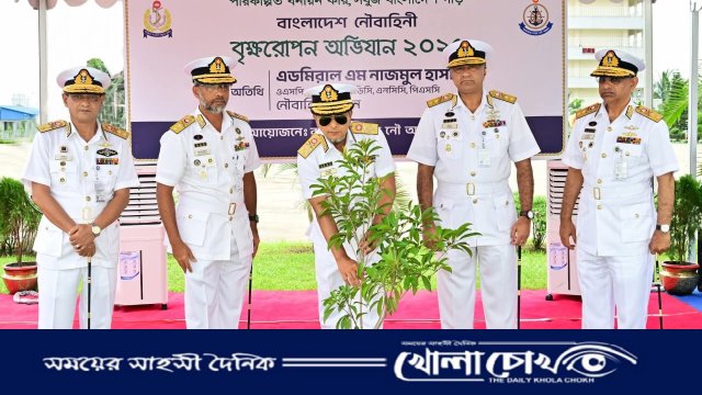 নৌবাহিনীর বৃক্ষরোপণ অভিযান শুরু: সবুজ বাংলাদেশের পথে অঙ্গীকার