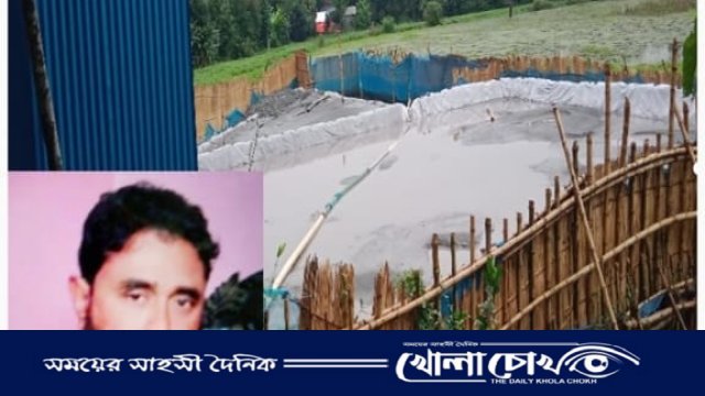 নগরকান্দায় শিক্ষকের অবৈধ বালু ব্যবসা, ড্রেজার মেশিন বসিয়ে বালু উত্তোলনে হুমকিতে পরিবেশ