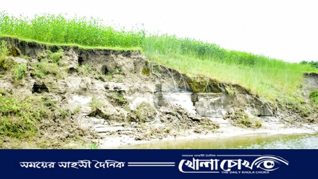নদী ভাঙন আতঙ্কে মধুমতি পাড়ের মানুষ