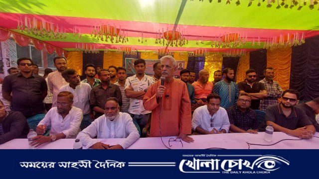 মহম্মদপুরে ধর্মীয় উৎসবের আবহে অনুষ্ঠিত হলো শ্রী শ্রী জগন্নাথদেবের রথযাত্রা