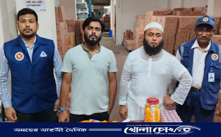 সেফ ফুড ইন্ডাস্ট্রিতে অনিয়ম, ফরিদপুরে যৌথবাহিনীর হানা—জরিমানা ১ লাখ টাকা