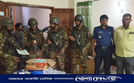 ফরিদপুরে নকল ওষুধ ও প্রসাধনী কারখানায় যৌথবাহিনীর অভিযান
