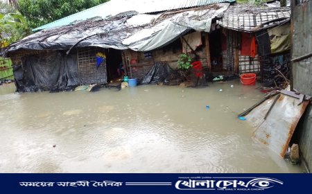 টানা বর্ষণে টেকনাফে অর্ধশতাধিক গ্রাম প্লাবিত, পানিবন্দি দুই হাজারের বেশি পরিবার