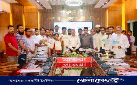 মাগুরায় ভূমি সেবা সহজ করতে চালু হলো ‘ভূমি সেবা সহায়তা কেন্দ্র’