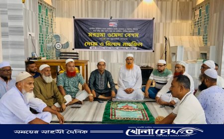 নগরকান্দায় মাইটিভির প্রতিষ্ঠাতা চেয়ারম্যানের ১৮তম মৃত্যুবার্ষিকী পালিত
