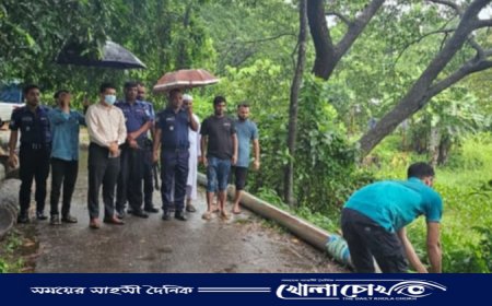 সিরাজদিখানে অবৈধ ড্রেজার অভিযানে বিপুল পরিমাণ পাইপ অপসারণ
