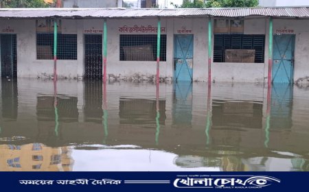 নোয়াখালীতে জলাবদ্ধতায় চরম দুর্ভোগ, তিন দিনের জন্য বিদ্যালয় বন্ধ ঘোষণা
