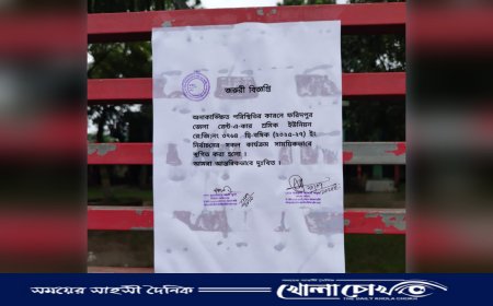 ফরিদপুরে রেন্ট-এ-কার শ্রমিক ইউনিয়নের নির্বাচন স্থগিত