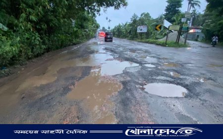ফরিদপুর-ভাঙা আঞ্চলিক মহাসড়ক এখন মৃত্যুর মিছিলের পথ