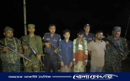 পোয়ামুহুরী আর্মি ক্যাম্পের অভিযানে ৫,৫৫০ পিস ইয়াবাসহ আটক ৩