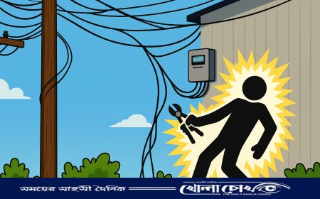 আক্কেলপুরে কাঁঠাল পাড়তে গিয়ে বিদ্যুৎস্পৃষ্টে প্রাণ গেল বৃদ্ধের