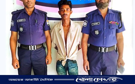 আখাউড়ায় ছিনতাইকালে যুবক গ্রেপ্তার, উদ্ধার ছুরি ও নগদ টাকা