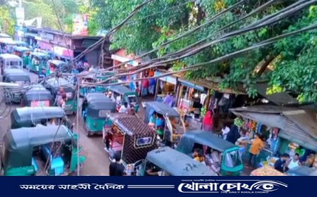 সংকীর্ণ ব্রিজ ও অবৈধ স্থাপনায় সিংগারবিল বাজারের নাকাল জনজীবন