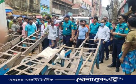 মিটফোর্ড ও বাবুবাজারে ডিএমপির ভ্রাম্যমাণ আদালতের অভিযান