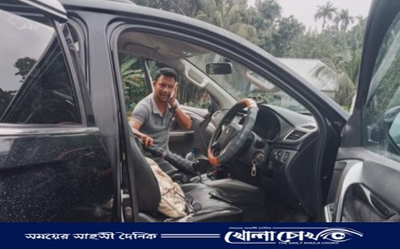 গোপালগঞ্জে এনসিপি’র পদযাত্রা ঘিরে ইউএনও’র গাড়িতে হামলা