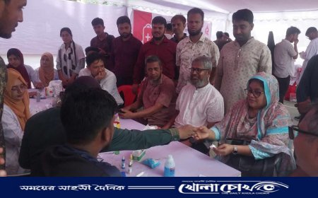 জুলাই শহীদ দিবস উপলক্ষে কুবিতে রক্তদান ও বৃক্ষরোপণ কর্মসূচি