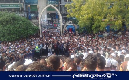 গোপালগঞ্জে এনসিপির উপর হামলার প্রতিবাদে রাজধানীতে জামায়াতের বিক্ষোভ