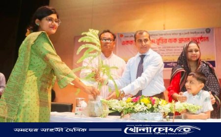 মাগুরায় ১৫৬ দুস্থ ও মেধাবী শিক্ষার্থীর হাতে শিক্ষাবৃত্তির চেক ও বৃক্ষ উপহার