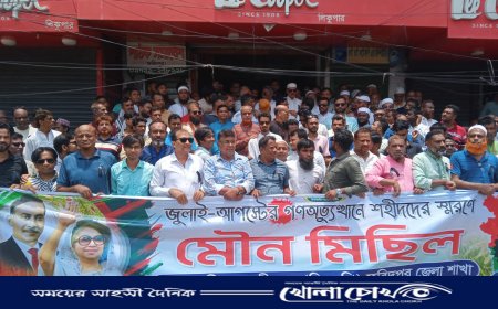 ফরিদপুর জেলা বিএনপির উদ্যোগে মৌন মিছিল ও সমাবেশ অনুষ্ঠিত