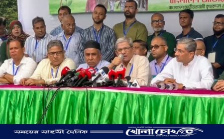 শেখ হাসিনা মানব জাতির কলঙ্ক, তাকে ক্ষমা নয় - মির্জা ফখরুল ইসলাম আলমগীর