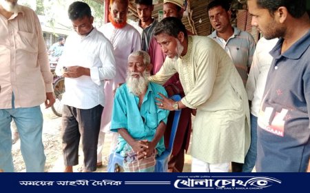 আক্কেলপুরে আব্বাস আলীর গণসংযোগ ও পথসভা