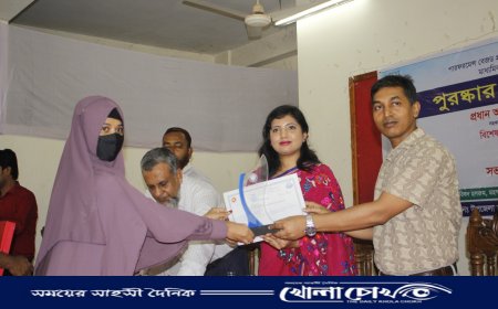 মেধাবী প্রজন্ম গড়ার প্রত্যয়ে মাগুরার মহম্মদপুরে কৃতি শিক্ষার্থীদের সংবর্ধনা