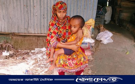 বাঁচার লড়াইয়ে শিশু সাইমুন — সহানুভূতির অপেক্ষায় অসহায় মা