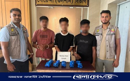 রাজধানীতে ১০ হাজার পিস ইয়াবাসহ ৩ মাদক কারবারি ডিবি'র জালে