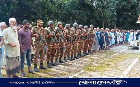 জ্বলন্ত স্বপ্নের ছাই, রাইসার দাফনে কাঁদল পুরো গ্রাম