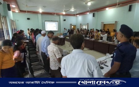 বান্দরবানের থানচিতে 'জুলাই পুনর্জাগরণে সমাজ গঠনে' লাখো কণ্ঠে শপথ