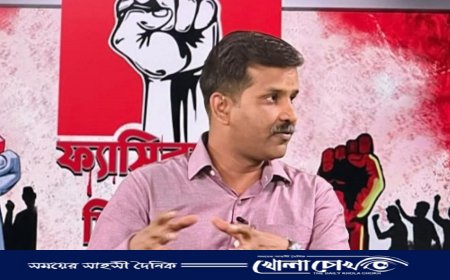 আওয়ামী ফ্যাসিবাদ বিরোধী আন্দোলনের বাতিঘর সাহসী কলম সৈনিক সাংবাদিক সাঈদ খান