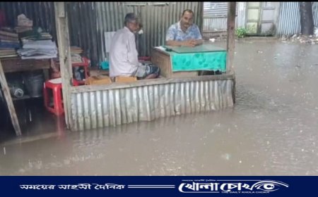 তিন ঘণ্টার বৃষ্টিতেই তলিয়ে গেল নোয়াখালী