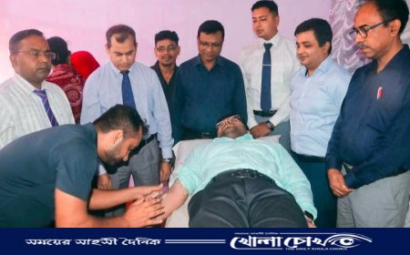 মাগুরায় জুলাই পুনর্জাগরণ উপলক্ষে রক্তদান কর্মসূচি ও মেডিকেল ক্যাম্প অনুষ্ঠিত