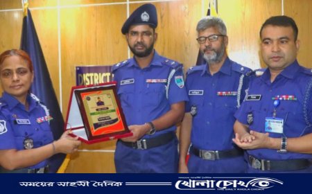 মাগুরায় শ্রেষ্ঠ পুলিশ উপ-পরিদর্শক নির্বাচিত হলেন হাফিজুর রহমান