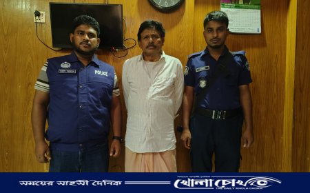 ককটেলসহ শ্বশুরবাড়ি থেকে সন্দীপ উপজেলা আ.লীগ সভাপতি গ্রেপ্তার
