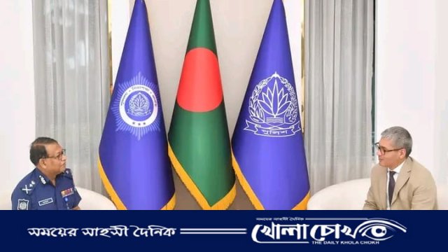 আইজিপির সাথে ইউনেস্কো প্রতিনিধির সৌজন্য সাক্ষাৎ