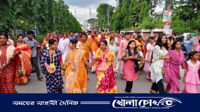 ফরিদপুরে উল্টো রথযাত্রা উৎসব উদযাপন, শেষ হলো নয়দিনব্যাপী আয়োজন