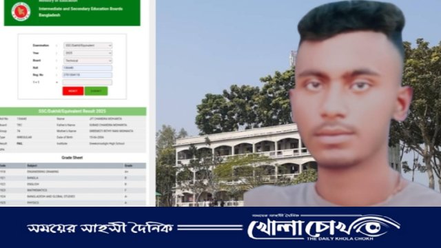 এক বিষয়ের পরীক্ষায় অংশ নিয়েও ফলাফলে দুই বিষয়ে ফেল