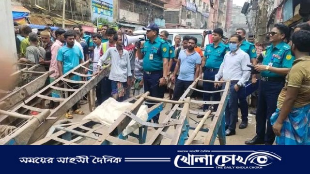 মিটফোর্ড ও বাবুবাজারে ডিএমপির ভ্রাম্যমাণ আদালতের অভিযান