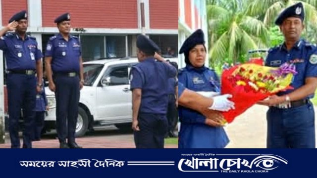 ইন্দুরকানী থানায় অতিরিক্ত ডিআইজির দ্বি-বার্ষিক পরিদর্শন
