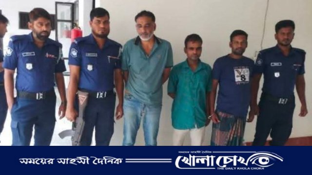 শ্রীপুরে ৪ শত পিস ইয়াবাসহ গ্রেপ্তার ৩