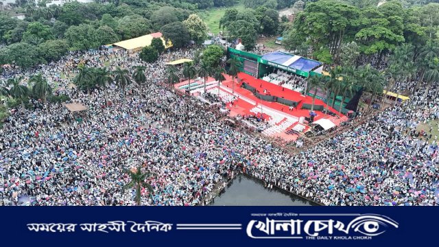 জামায়াতের সমাবেশ ঘিরে রাজধানীতে জন-স্রোতের ঢল