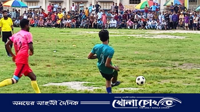 কৃষি বিজ্ঞানী ড.আলী আফজাল ফুটবল টুর্নামেন্টে জামান ট্রেডার্স ফুটবল একাদশ যশোর জয়ী